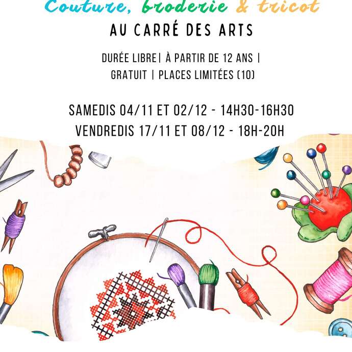 De fil en aiguille : couture et broderie