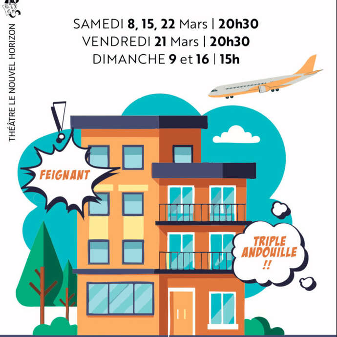 Théâtre "Bonnes nouvelles !" Du 8 au 22 mars 2025