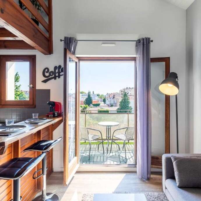 Appartement Duplex Design Terrasse