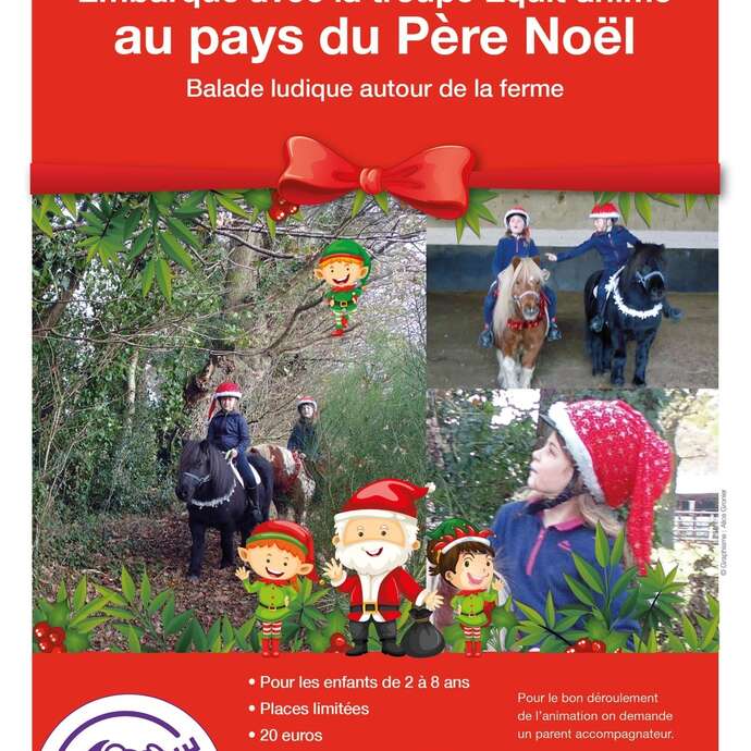 Balade de Noël avec Equit'Anime
