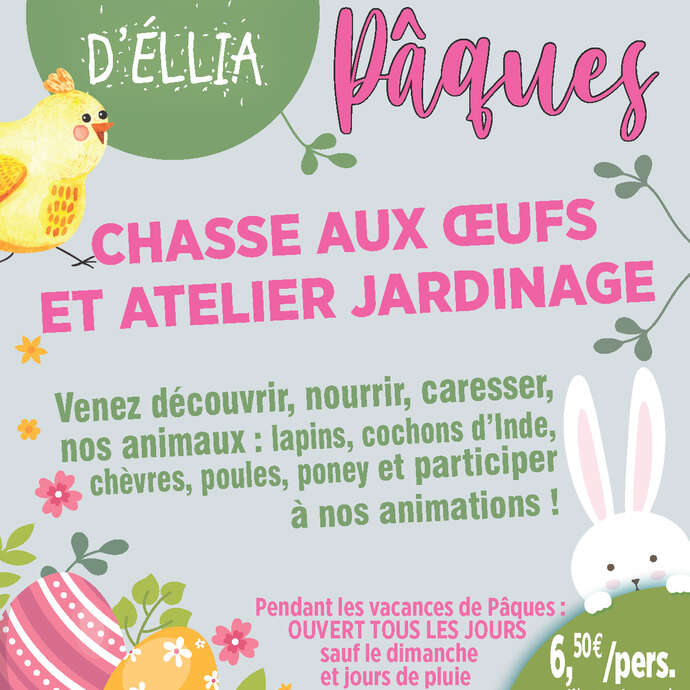 Animations de Pâques à la Ferme d'Ellia