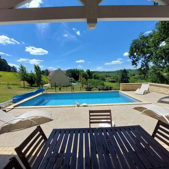 La Maison Odile à Sarlat avec piscine chauffée La Maison Odile à Sarlat avec piscine chauffée