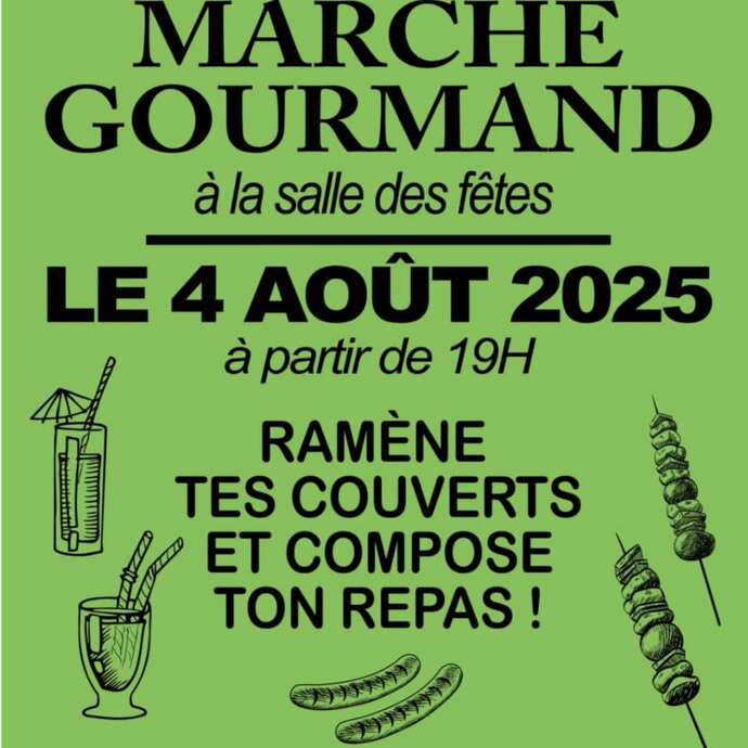 Marché gourmand nocturne à Saint-Crépin-et-Carlucet