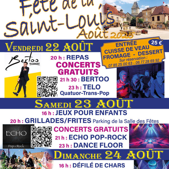 Fête de la Saint-Louis à Daglan