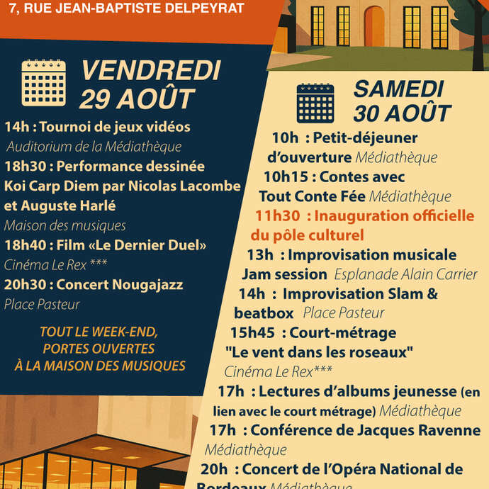 Inauguration du Pôle Culturel