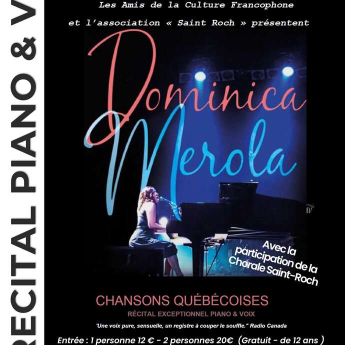 Concert Dominica Merola à l'église de Saint-Geniès