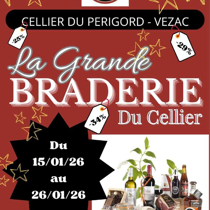 Grande braderie du Céllier du Périgord