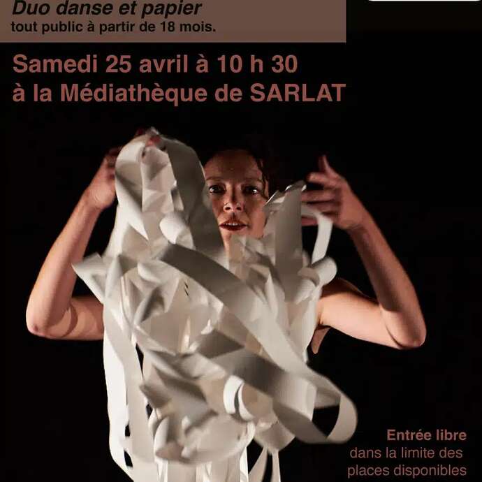 Duo de danse : "PETITS PAPIERS DANSÉS"