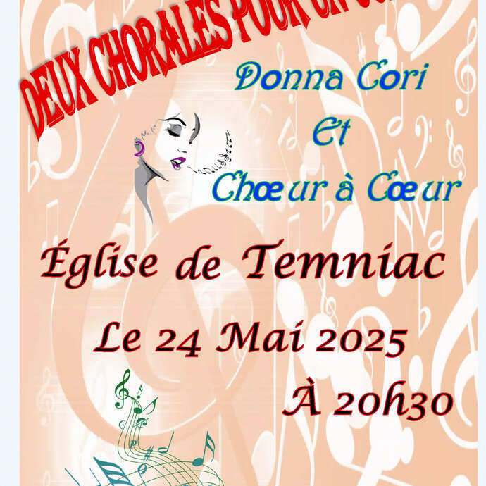 Concert de Donna Cori & Choeur à coeur