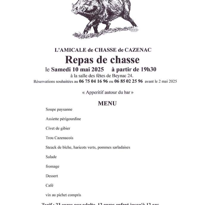 Repas de chasse