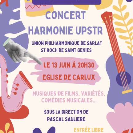 Concert Harmonie UPSTR à Carlux