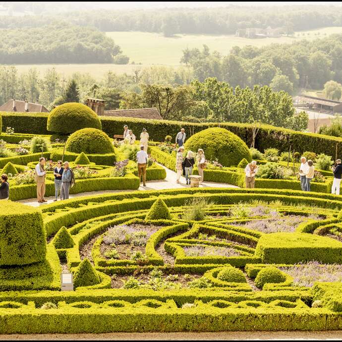 Promenade commentée dans les jardins à la française