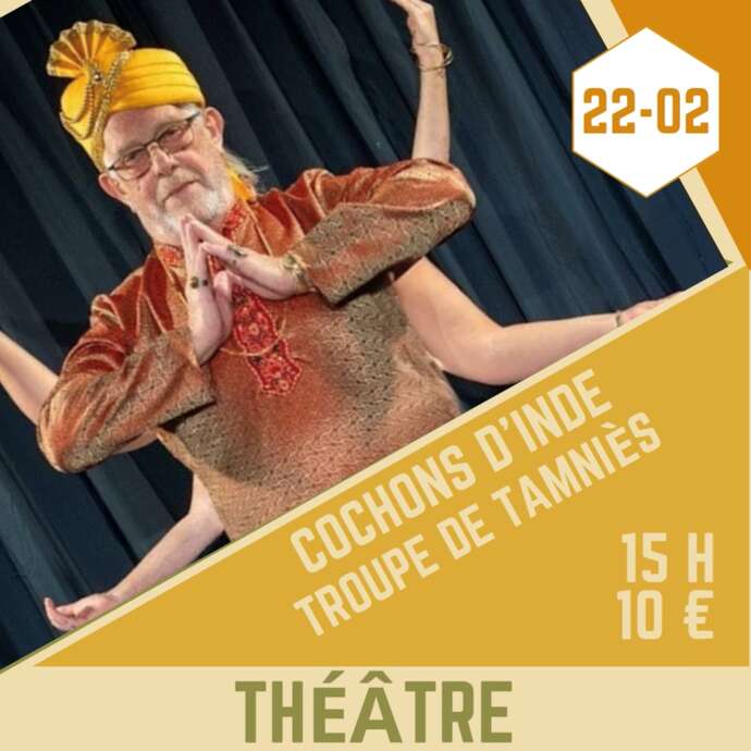 Théâtre « Cochons d’Inde » par la troupe de Tamniès