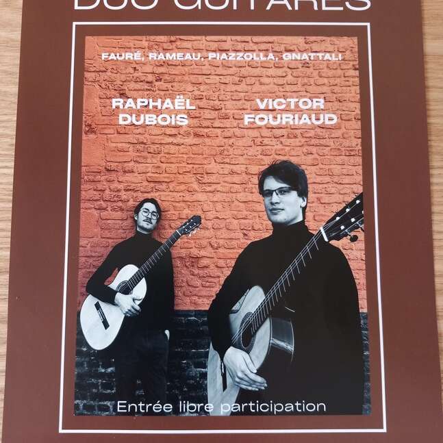 Concert duo guitares - Raphael Dubois et Victor Fouriaud