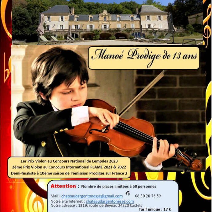 Concert intimiste de violon