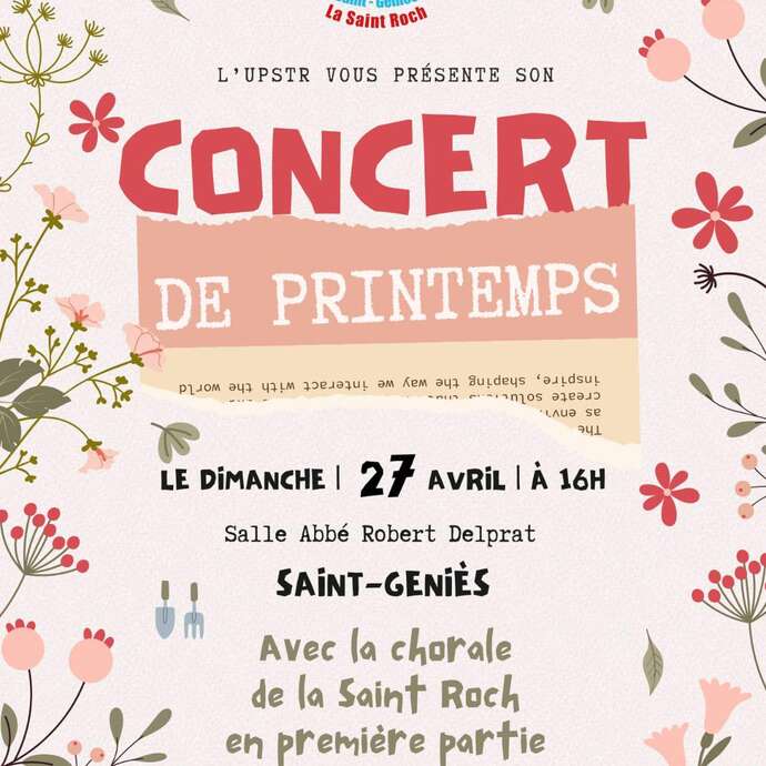 Concert de Printemps à Saint Geniès