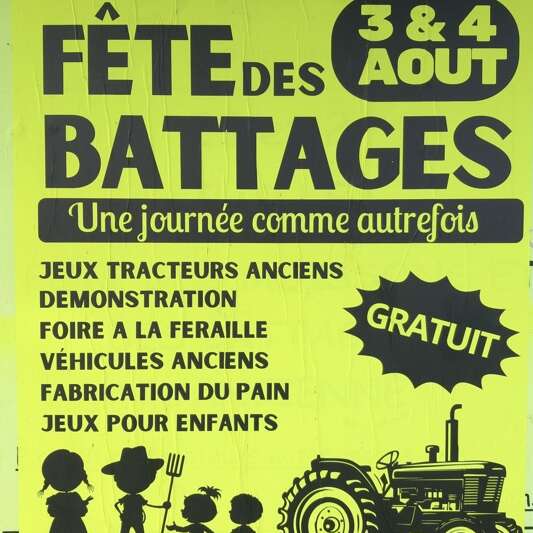 Fête des battages à Saint Crépin et Carlucet