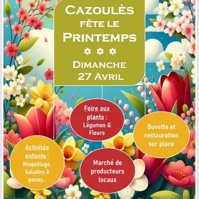 Fête du printemps à Cazoules