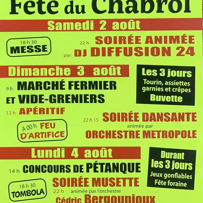 Fête du Chabrol