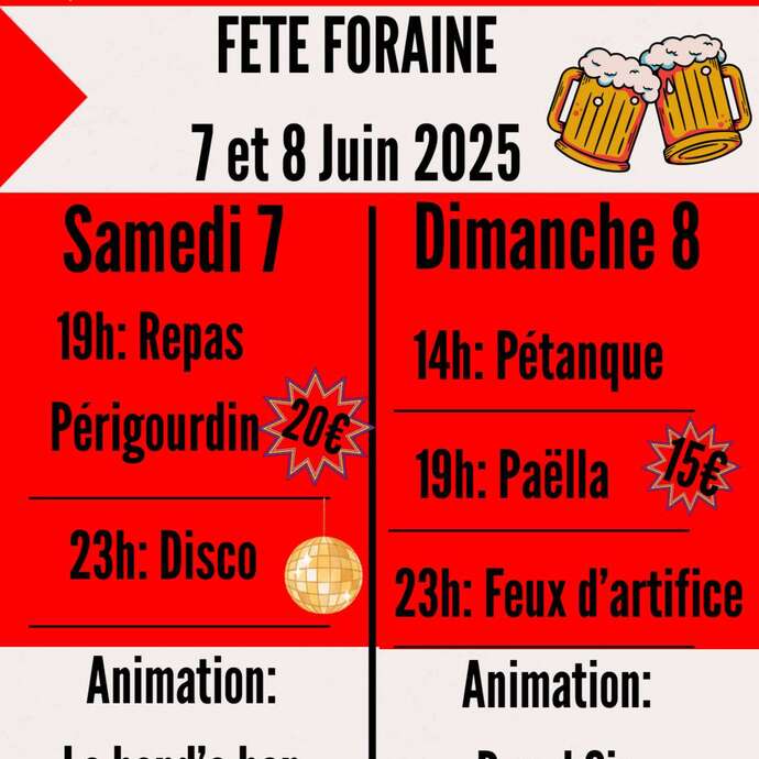 Fête foraine Carlux
