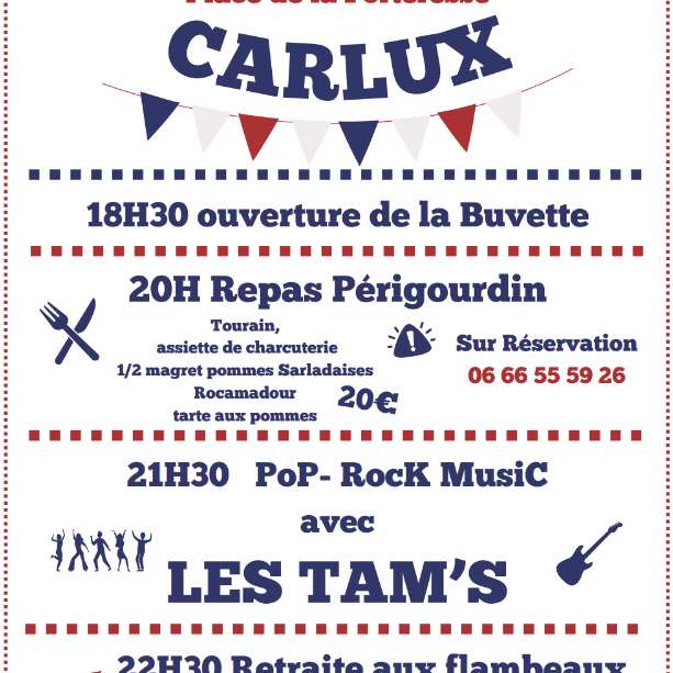 Fête nationale à Carlux