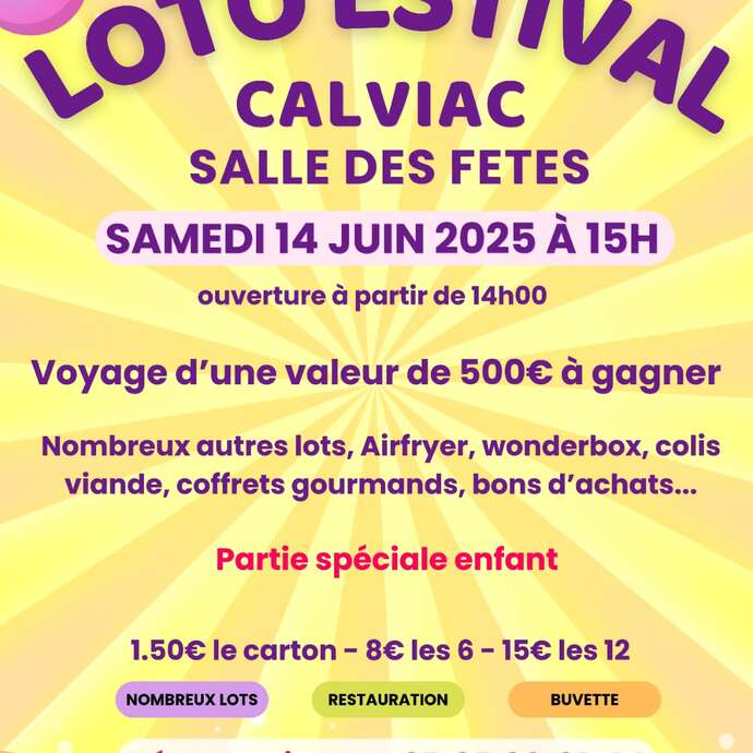 Loto Estival à Calviac