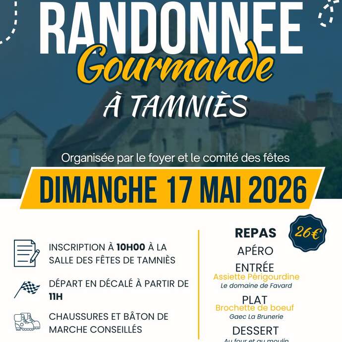 Randonnée gourmande à Tamniès