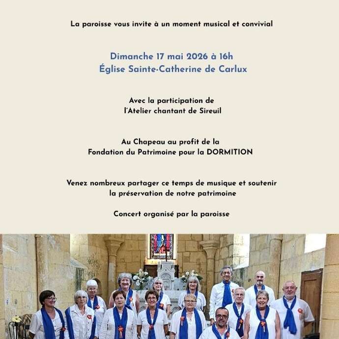 Concert à l'église Sainte-Catherine de Carlux