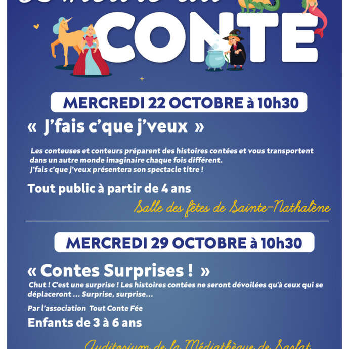 Club de lecture : L'heure du Conte