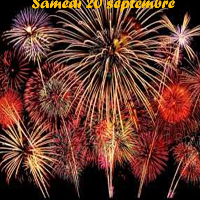 Feux d'artifices de la fusion