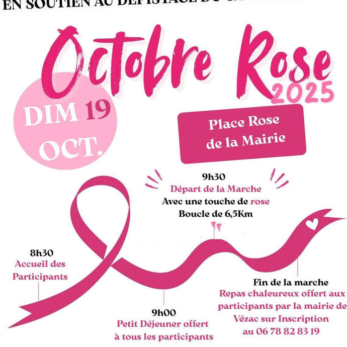 Marche dans le cadre d'Octobre Rose