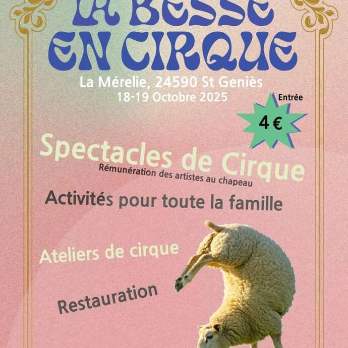 La Besse en cirque - spectacle, ateliers et activités pour toute la famille