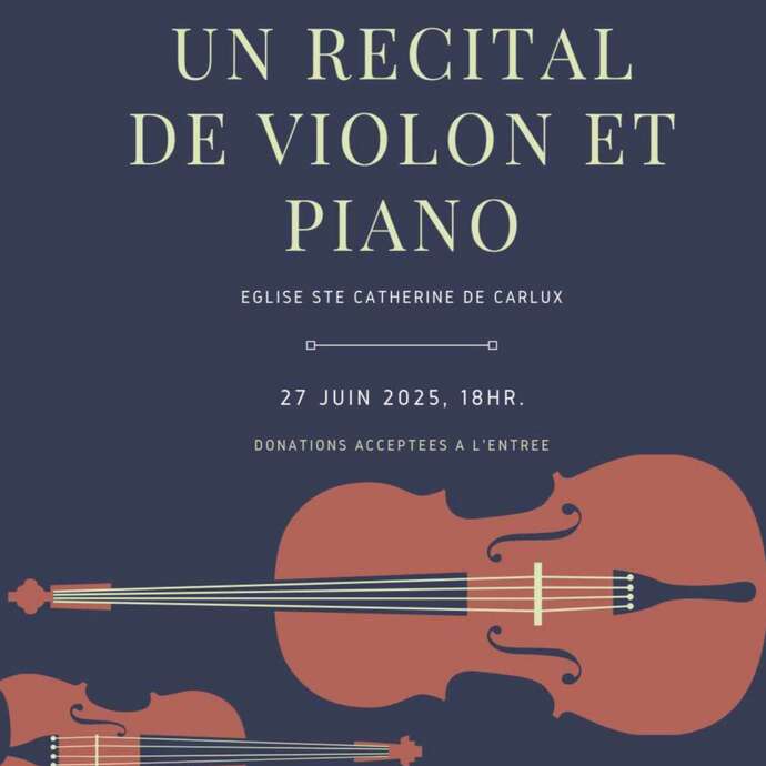 Récital de violon et de piano