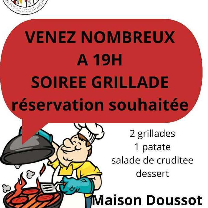 Soirée grillades à la maison Doussot