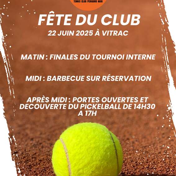Fête du club de tennis à Vitrac