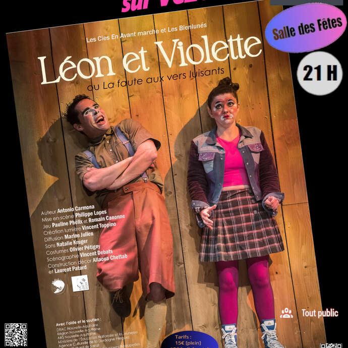 Léon et Violette ou La Faute aux vers luisants