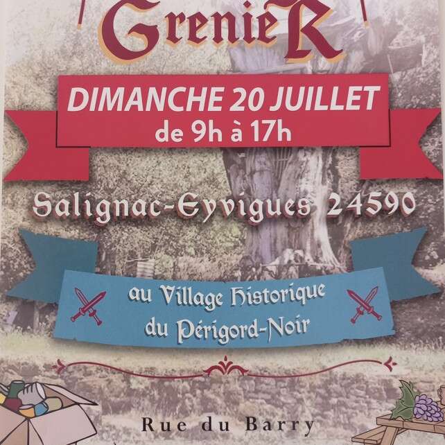 Vide-grenier à Salignac - Village Historique du Périgord Noir