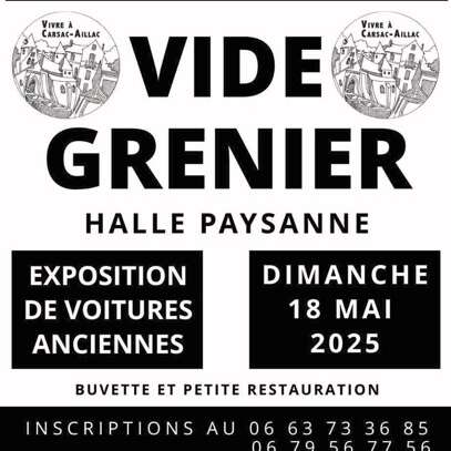 Vide-greniers à Carsac-Aillac