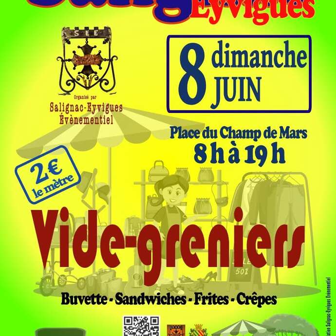 Vide-greniers à Salignac Eyvigues