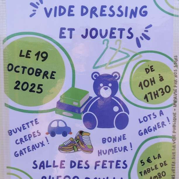 Vide dressing et jouets pour enfants/ados à Paulin