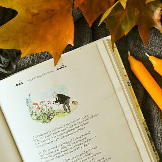 Lecture d'histoires sur l'automne