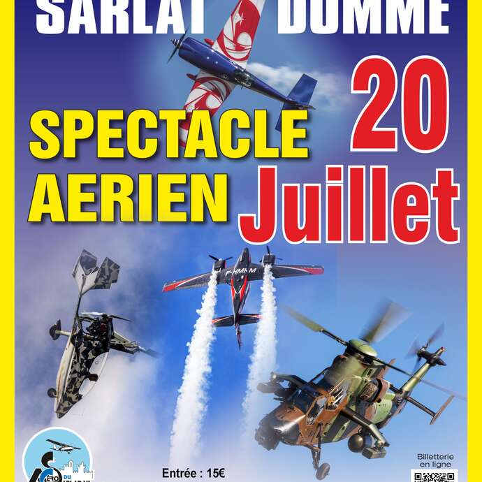 Spectacle Aérien à l'Aérodrome Sarlat Domme Spectacle Aérien à l'Aérodrome Sarlat Domme