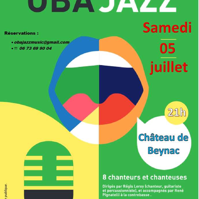 [ANNULE] Concert groupe vocal Oba'Jazz