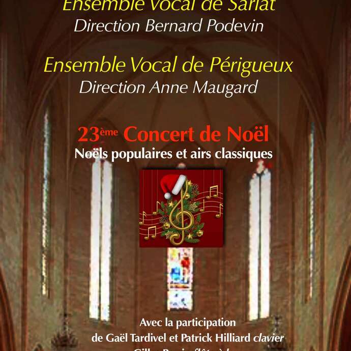 Concert de Noël de l’Ensemble Vocal de Sarlat