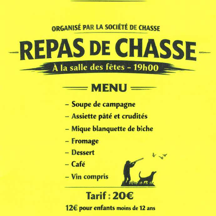 Repas de chasse - Carlux