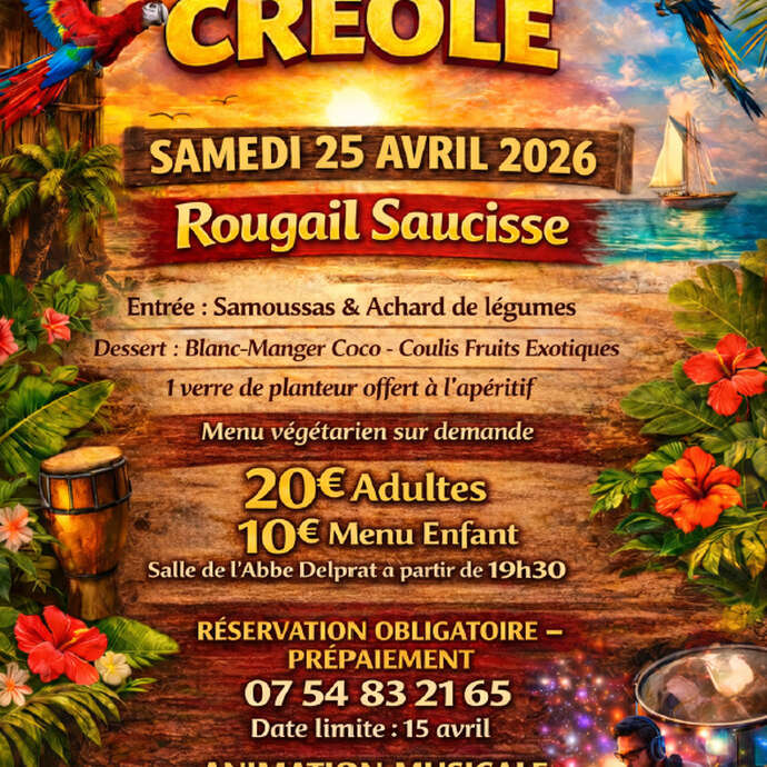 Soirée créole - Saint-Geniès