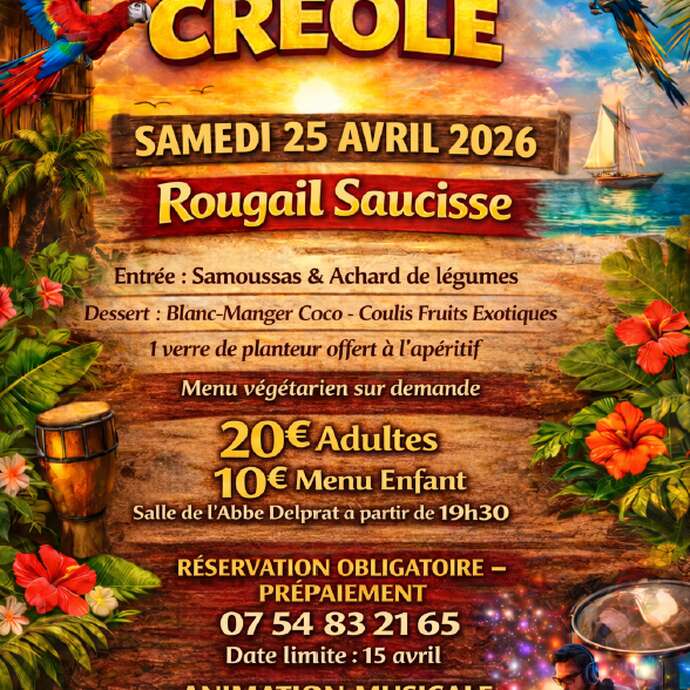 Soirée créole - Saint-Geniès