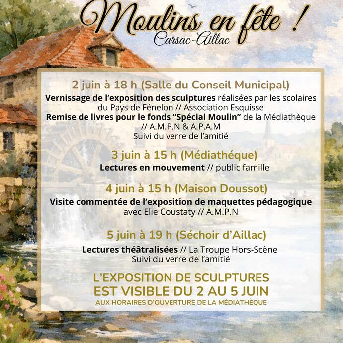 Moulins en fête à Carsac-Aillac