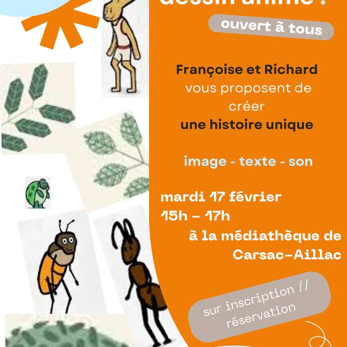 Atelier créatif – Crée ton dessin animé