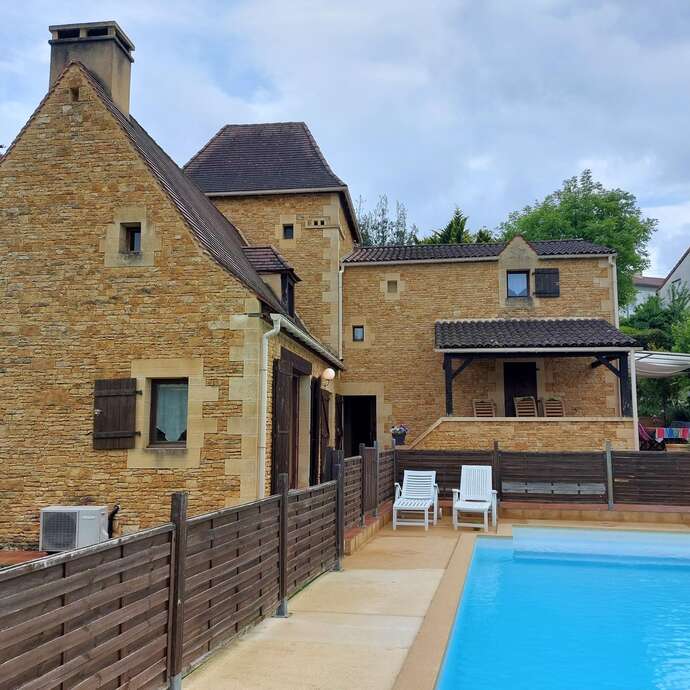 La Brande avec clim et piscine privée à Sarlat